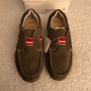 GEOX RESPIRA SUEDE LOAFER MOCCASINS US 6.5 BIG KID ANTI ODOR NON MARKING💘 NIB!